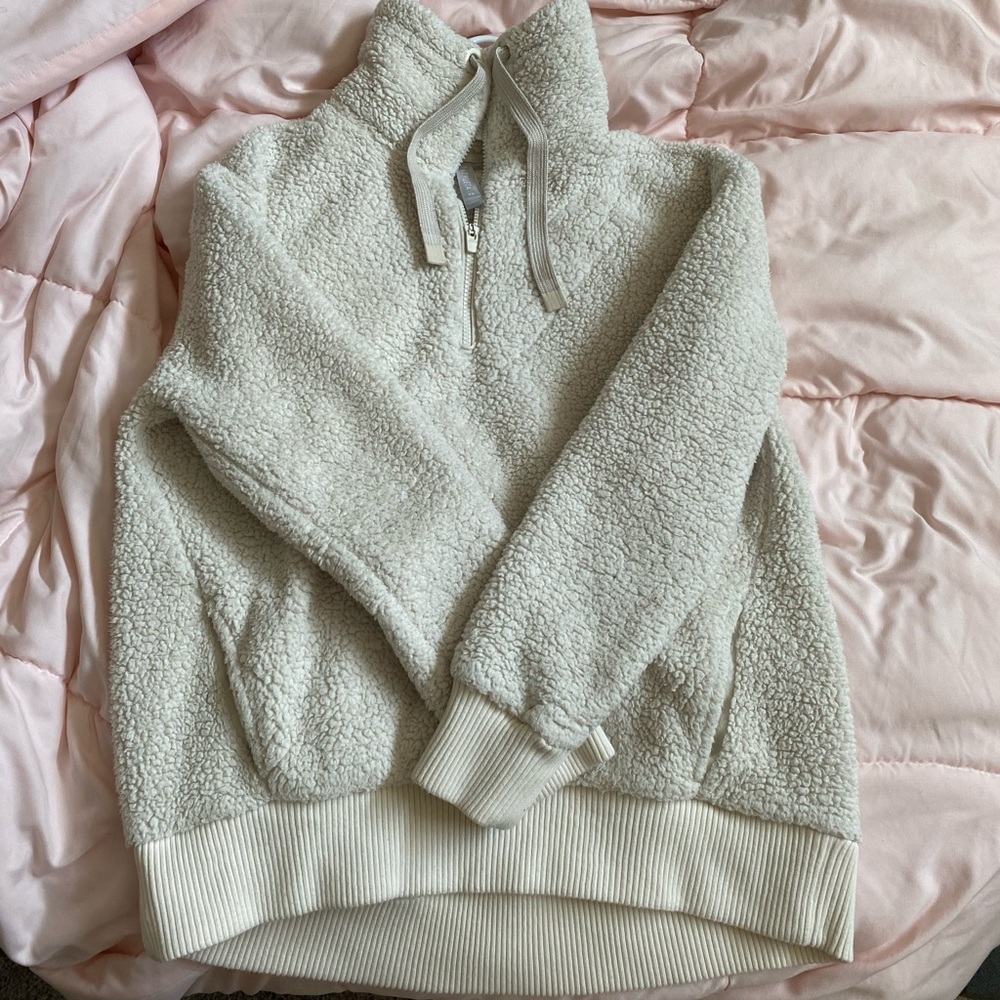 athleta sherpa pullover